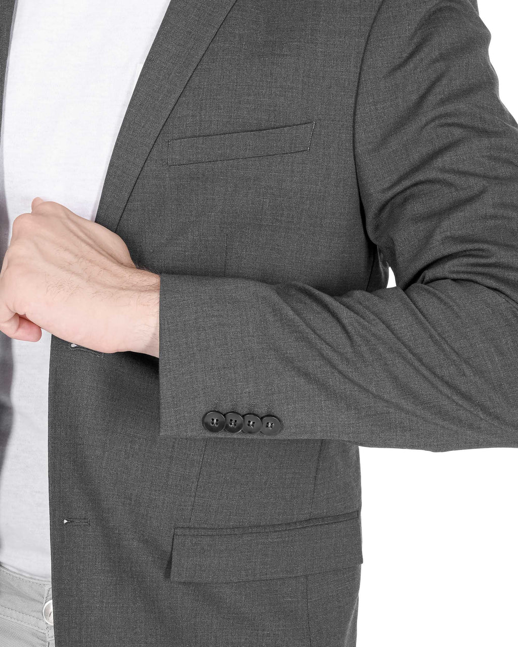 Calvin Klein Mens Blazer Grey K1EK101790024