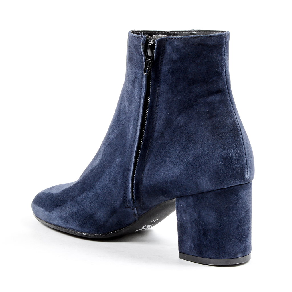 V 1969 Italia Botín de tacón para mujer Azul MAD