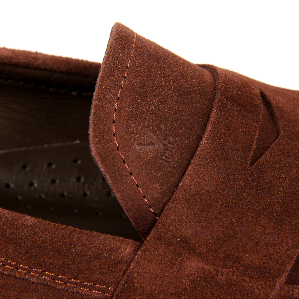Mocasines V 1969 Italia para hombre, color marrón, LEONARDO