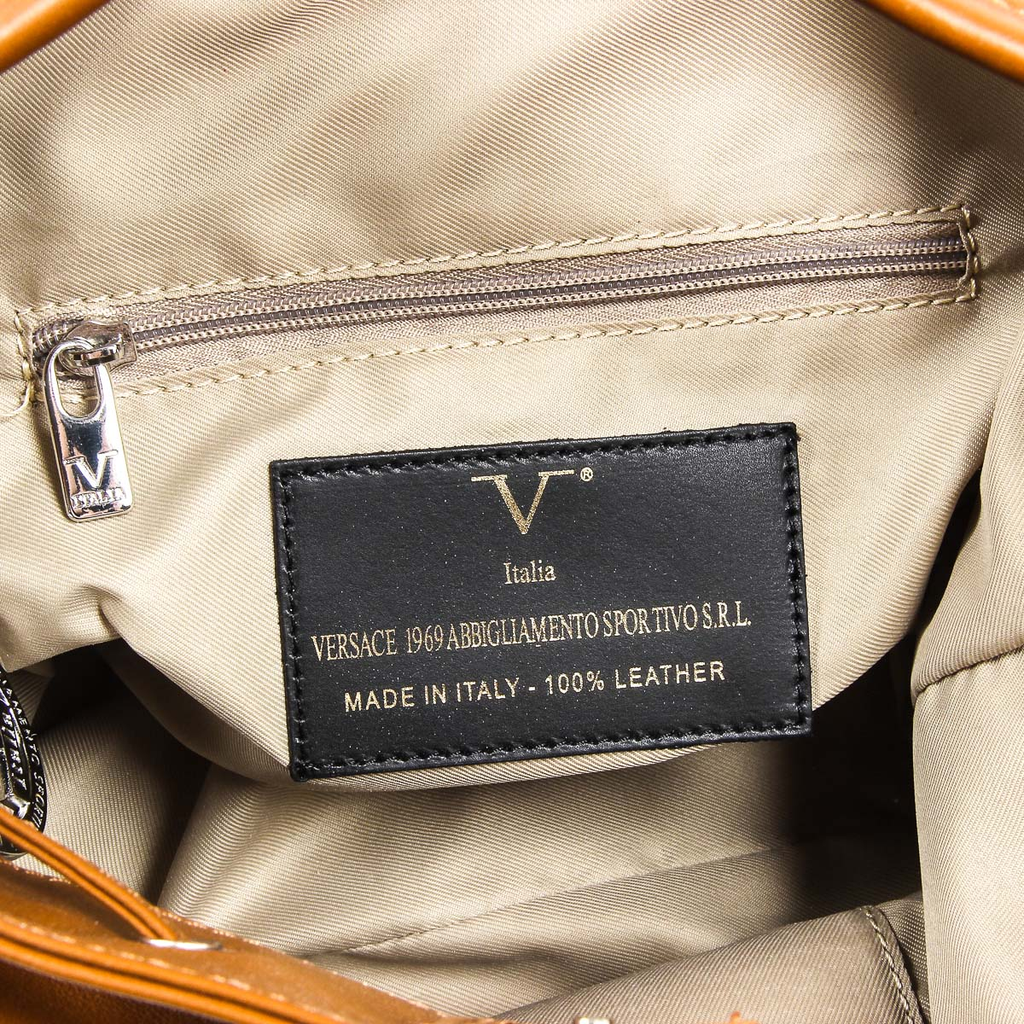 Bolso de mano para mujer V 1969 Italia V005-S SOFT CUOIO
