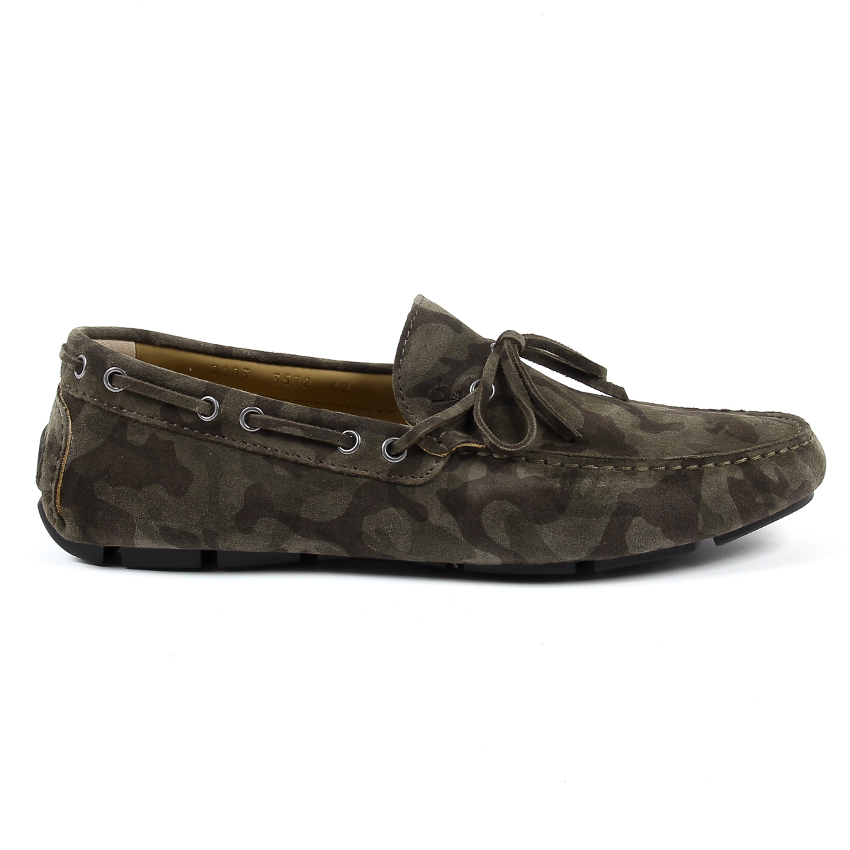 Mocasines V 1969 Italia para hombre, color verde ADAM
