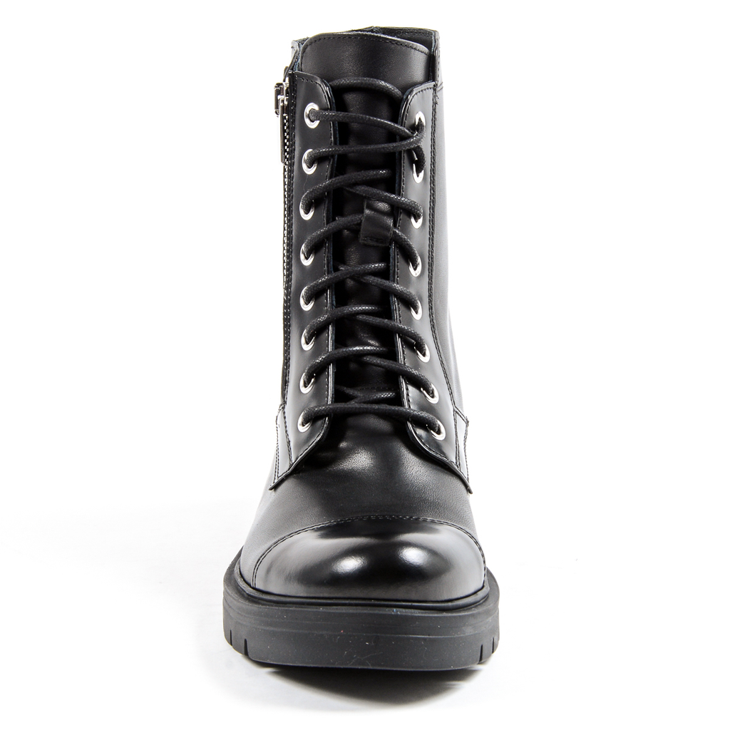 Andrew Charles - Bota corta para mujer, color negro, KARMA
