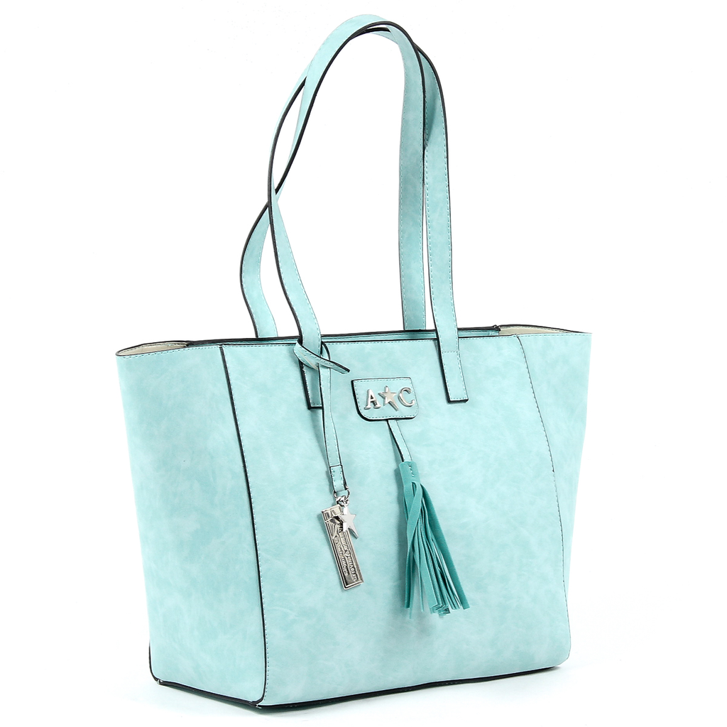 Andrew Charles Womens Handbag Green RAIN