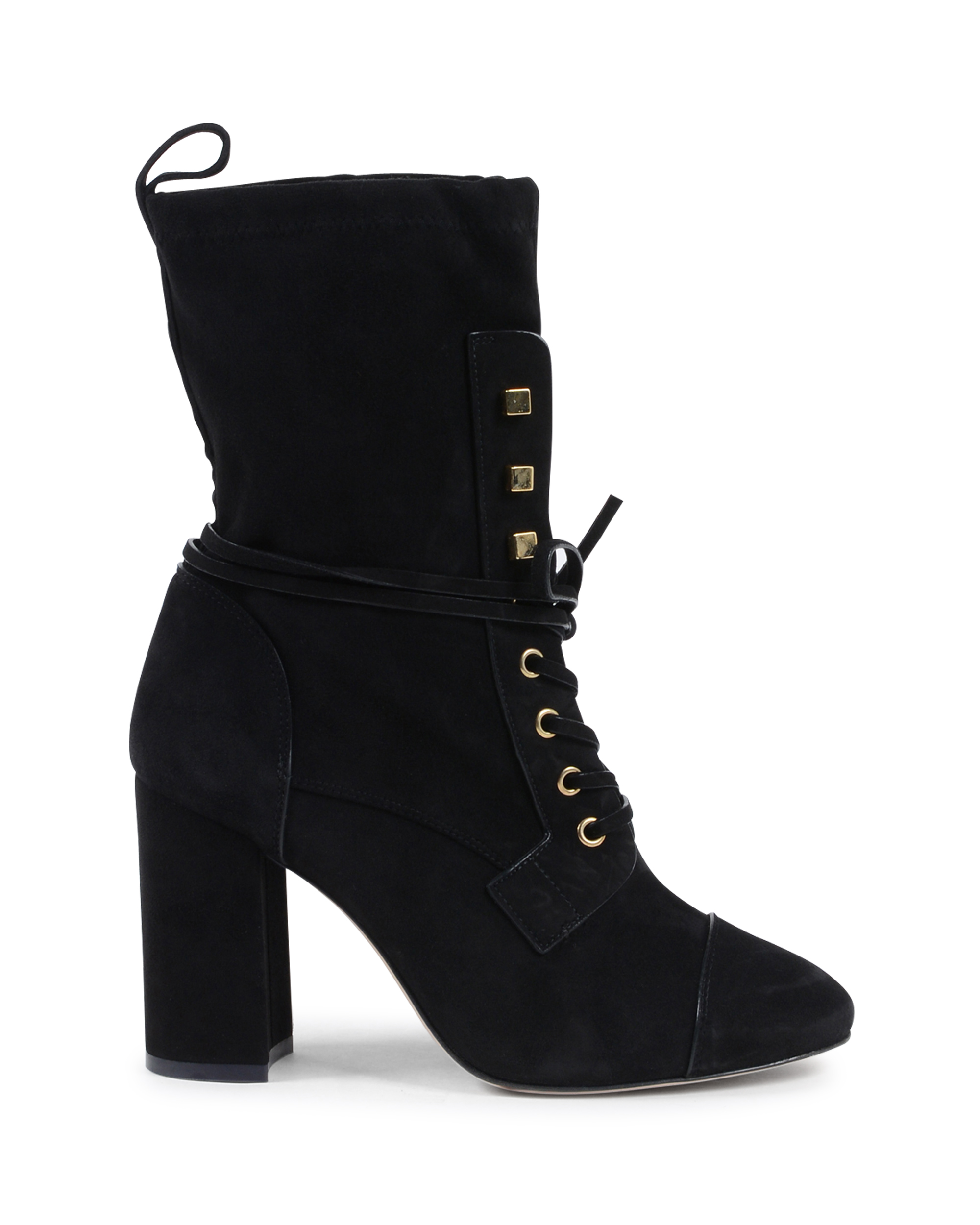 Bota corta Stuart Weitzman para mujer, color negro, VERUKA