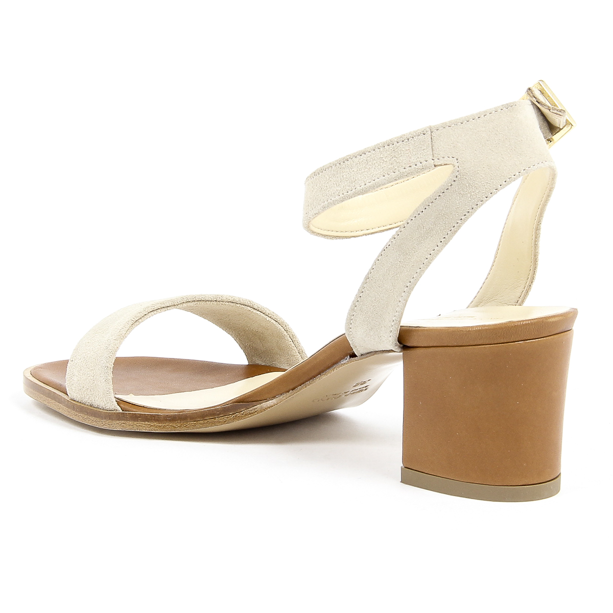 V 1969 Italia Sandalia de tira al tobillo para mujer Beige ANNA