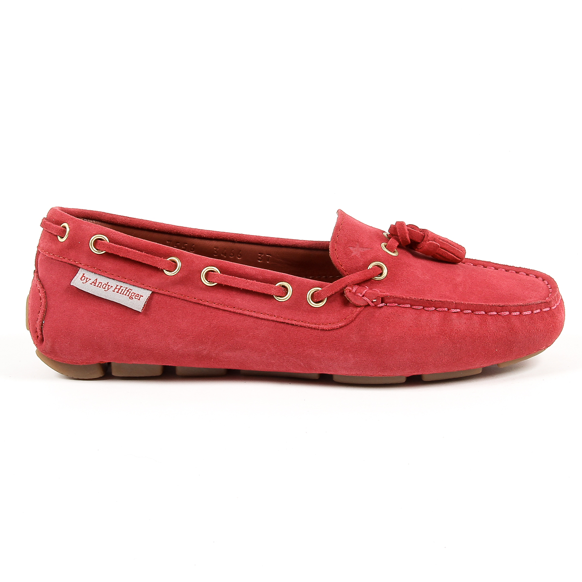 Mocasín Andrew Charles para mujer rojo GIULY