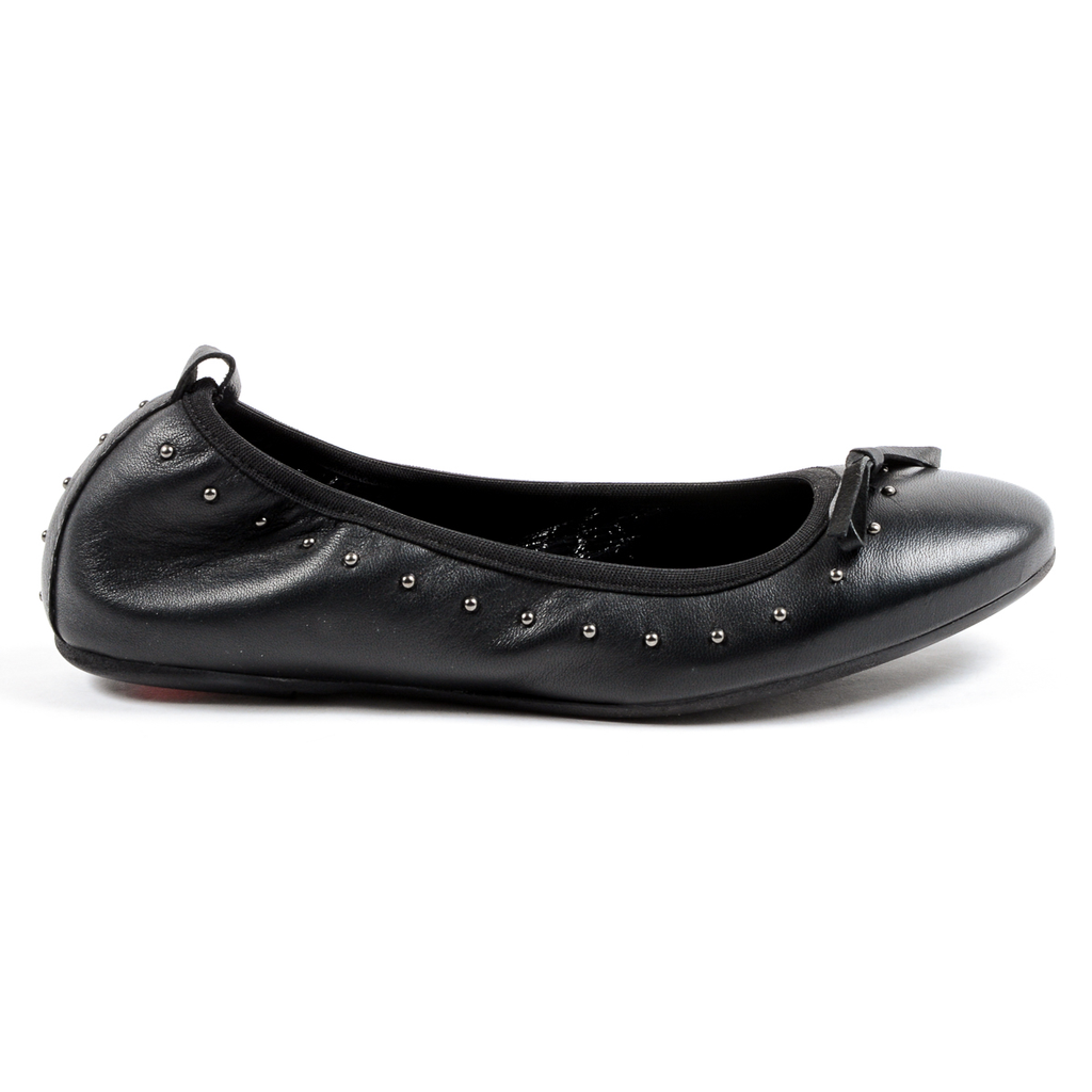 Andrew Charles Womens Soft Ballerina Black ALICIA