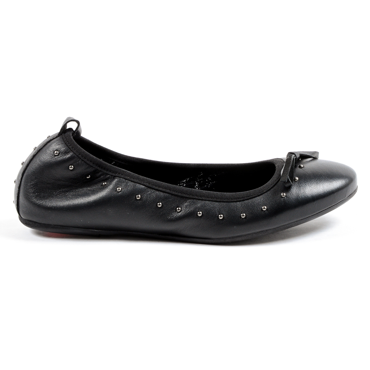 Andrew Charles Womens Soft Ballerina Black ALICIA