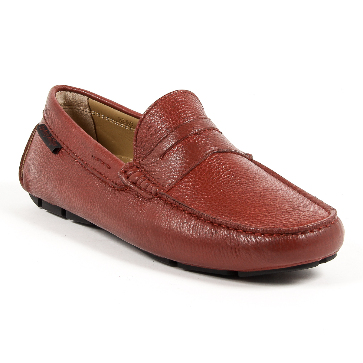 Mocasín Andrew Charles para hombre, color rojo oscuro, JACKSON
