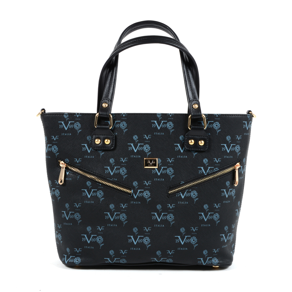 V 1969 Italia Womens Handbag Black HAITI