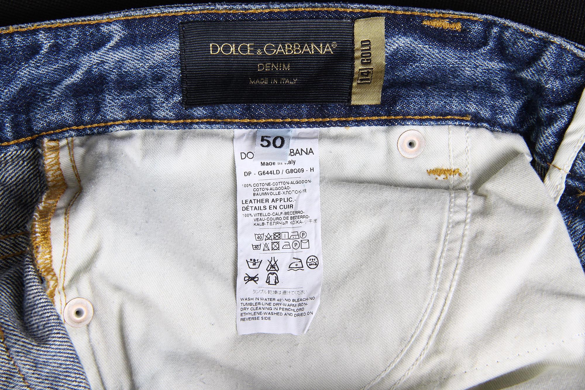 Vaqueros Dolce & Gabbana para hombre dorados G644LD G8Q09 S9001