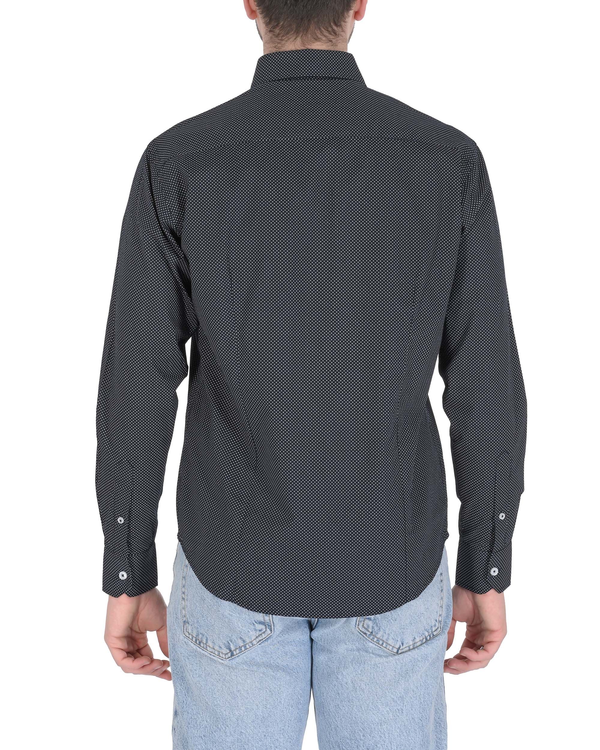Camisa Italia para hombre 19V69 JERALD AZUL MARINO