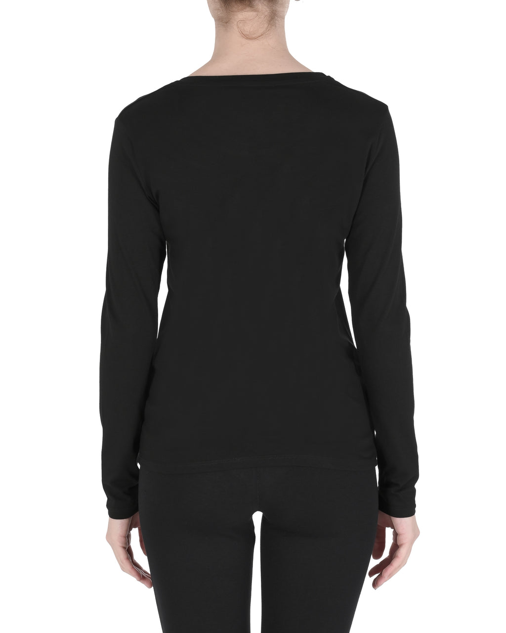 Camiseta de mujer 19V69 Italia ANGELICA NEGRA
