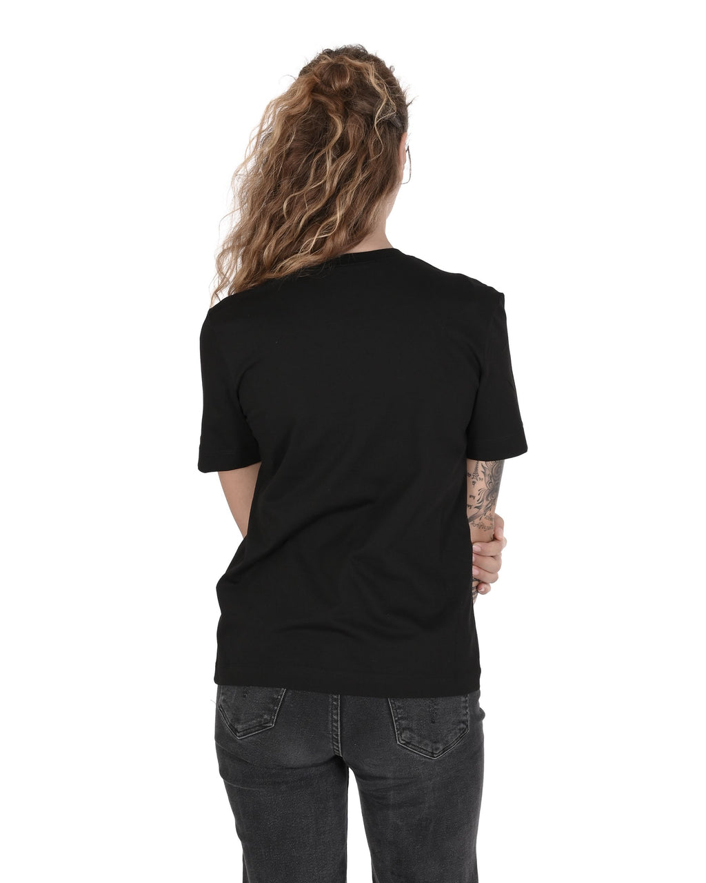 Camiseta Love Moschino para mujer W 4 H06 33 M 3876 C74 NEGRO