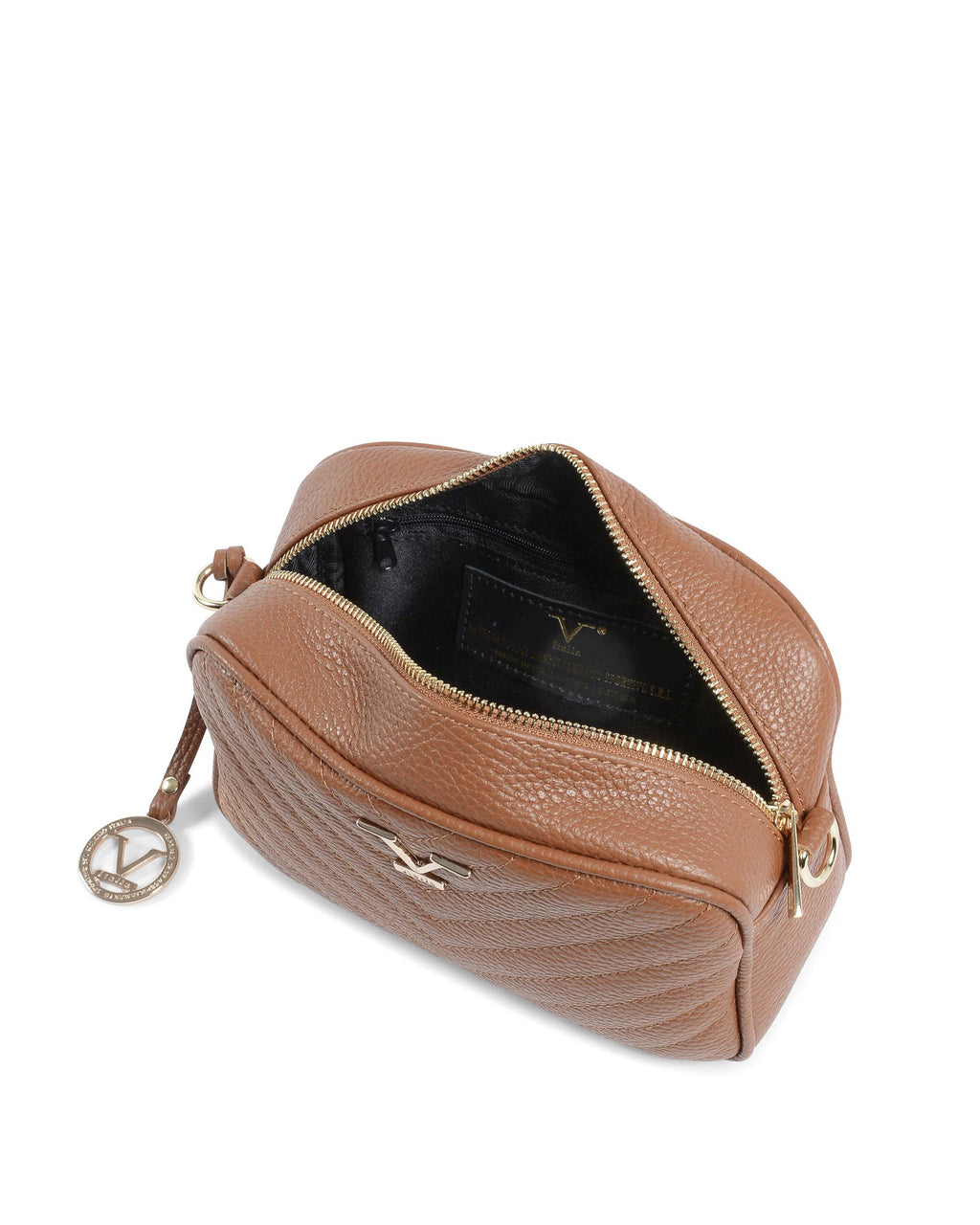 Bolso de mano de mujer V Italia Bronceado V101 52 DOLLARO CUOIO