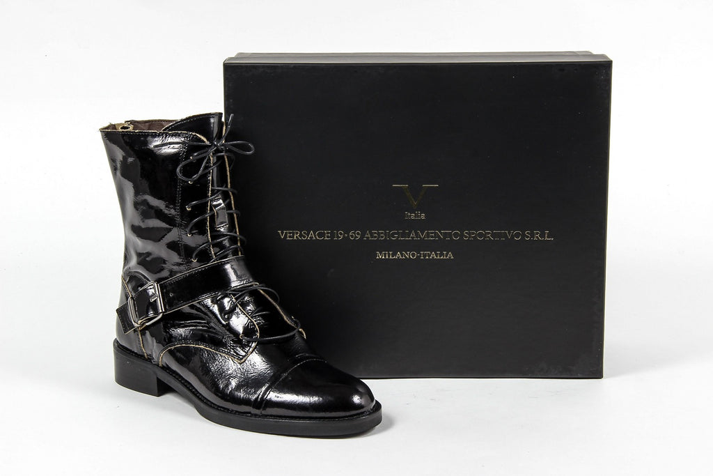 Bota Corta Mujer V 1969 Italia S03 VERNICE NERO