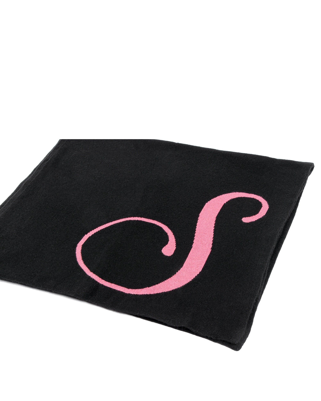 Bufanda con monograma de Dee Ocleppo DEAN VILLAGE BLACK S