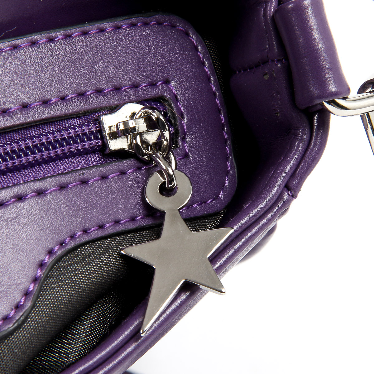 Bolso de mano para mujer Andrew Charles morado SKYLA