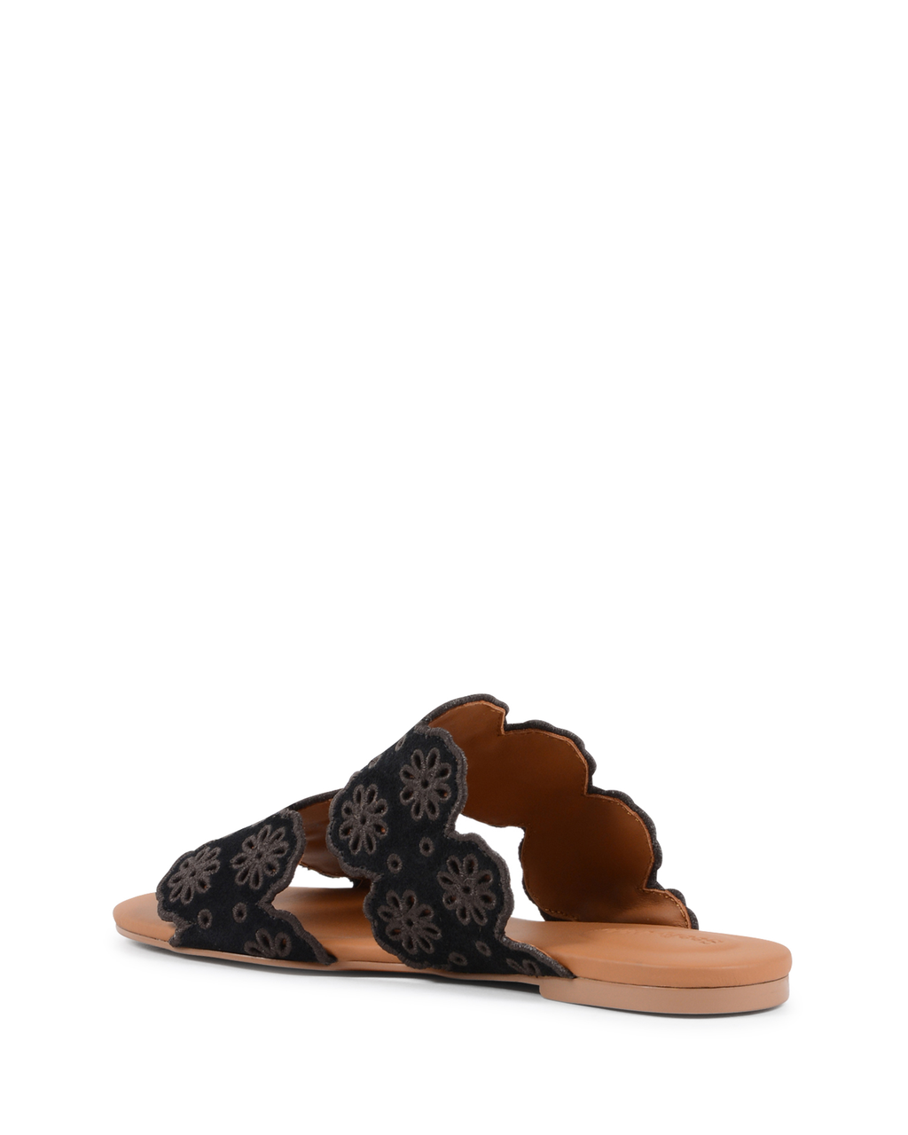 ChloÃ¨ Womens Flat Sandal Black SB30182 NERO