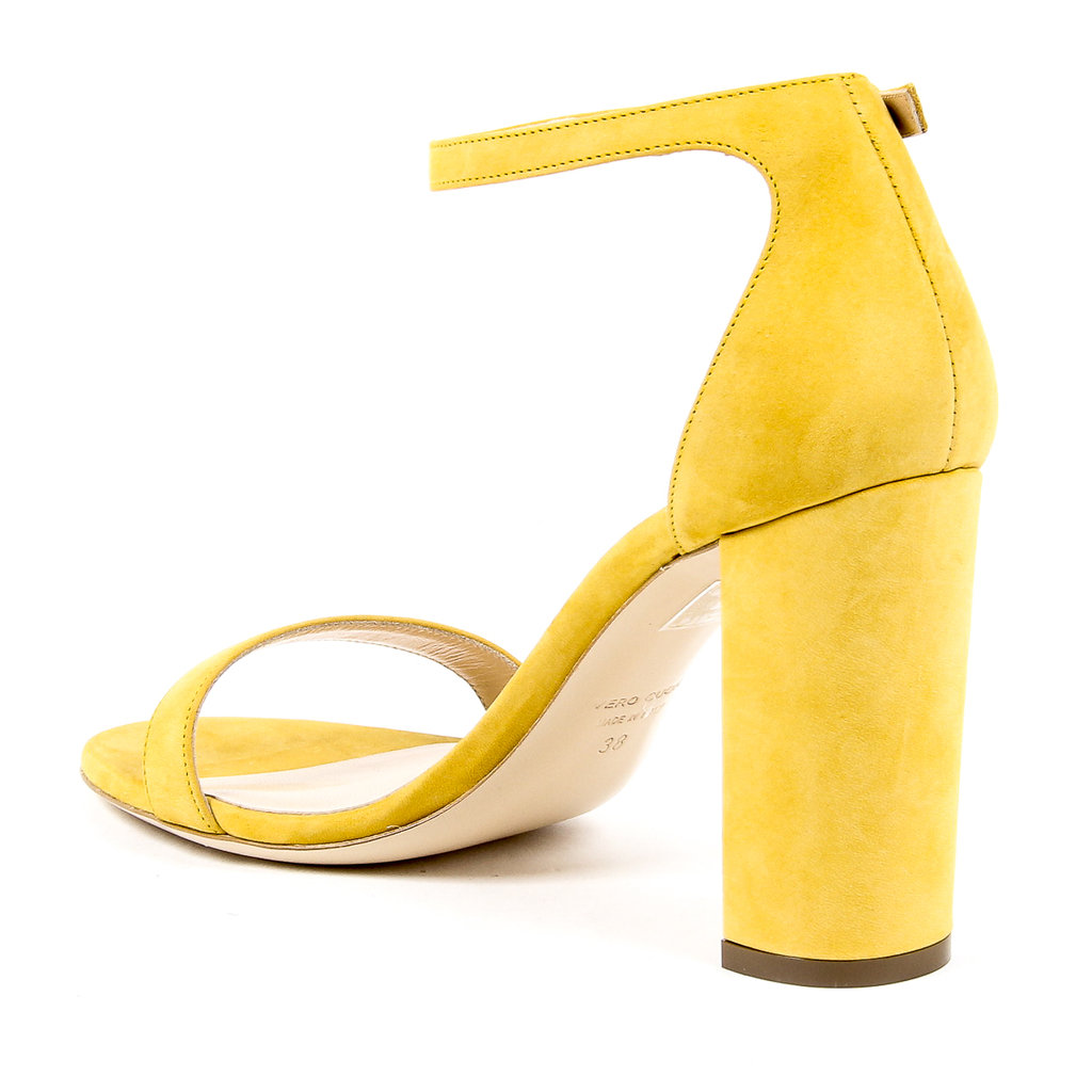 Andrew Charles Womens Sandal Yellow EMMA