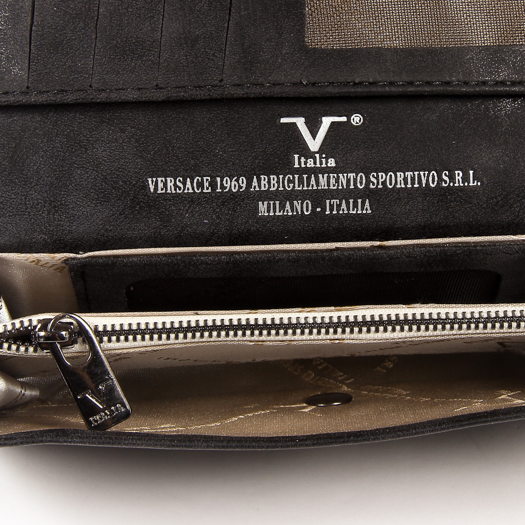 V 1969 Italia Monedero de mujer Negro VENUS