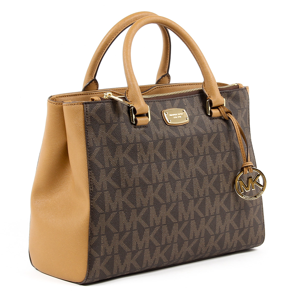Michael Kors Womens Handbag KELLEN 35S7GSOS2B BRN ACORN