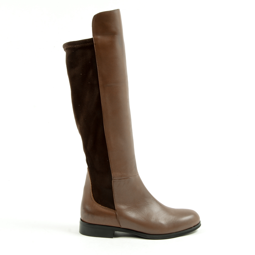 V 1969 Italia Womens High Boot Brown GRAPE