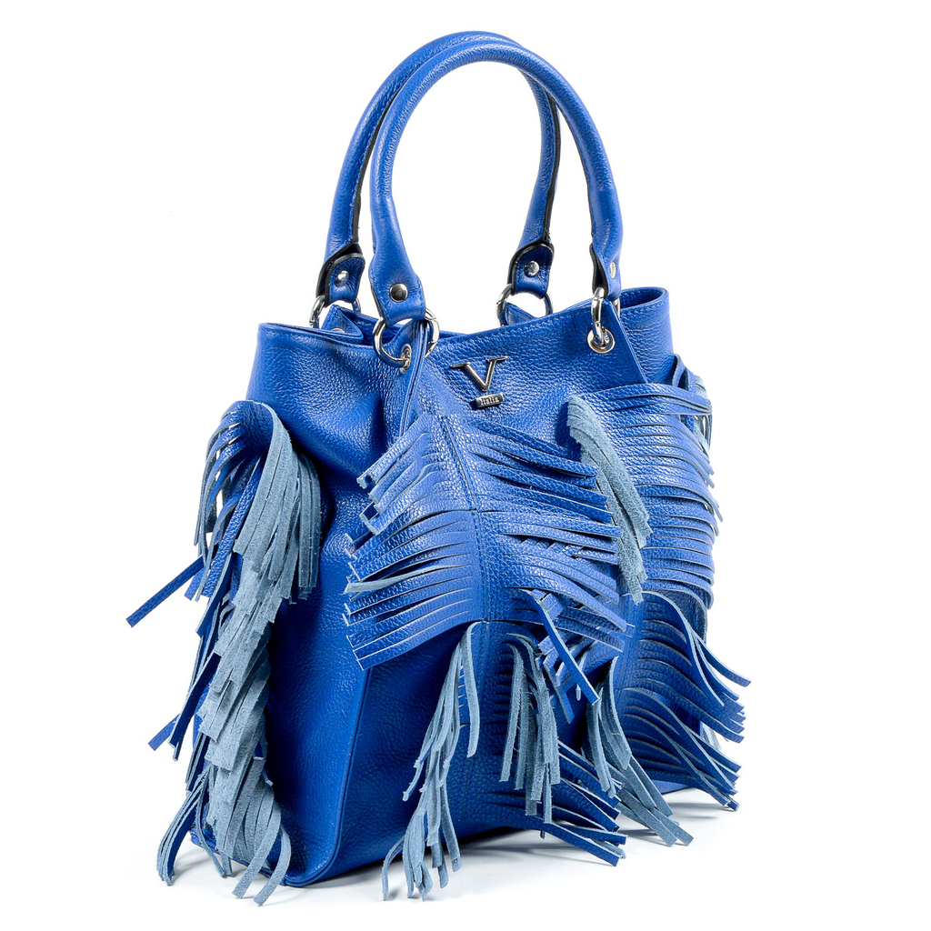 V 1969 Italia Womens Handbag Blue ZURIGO