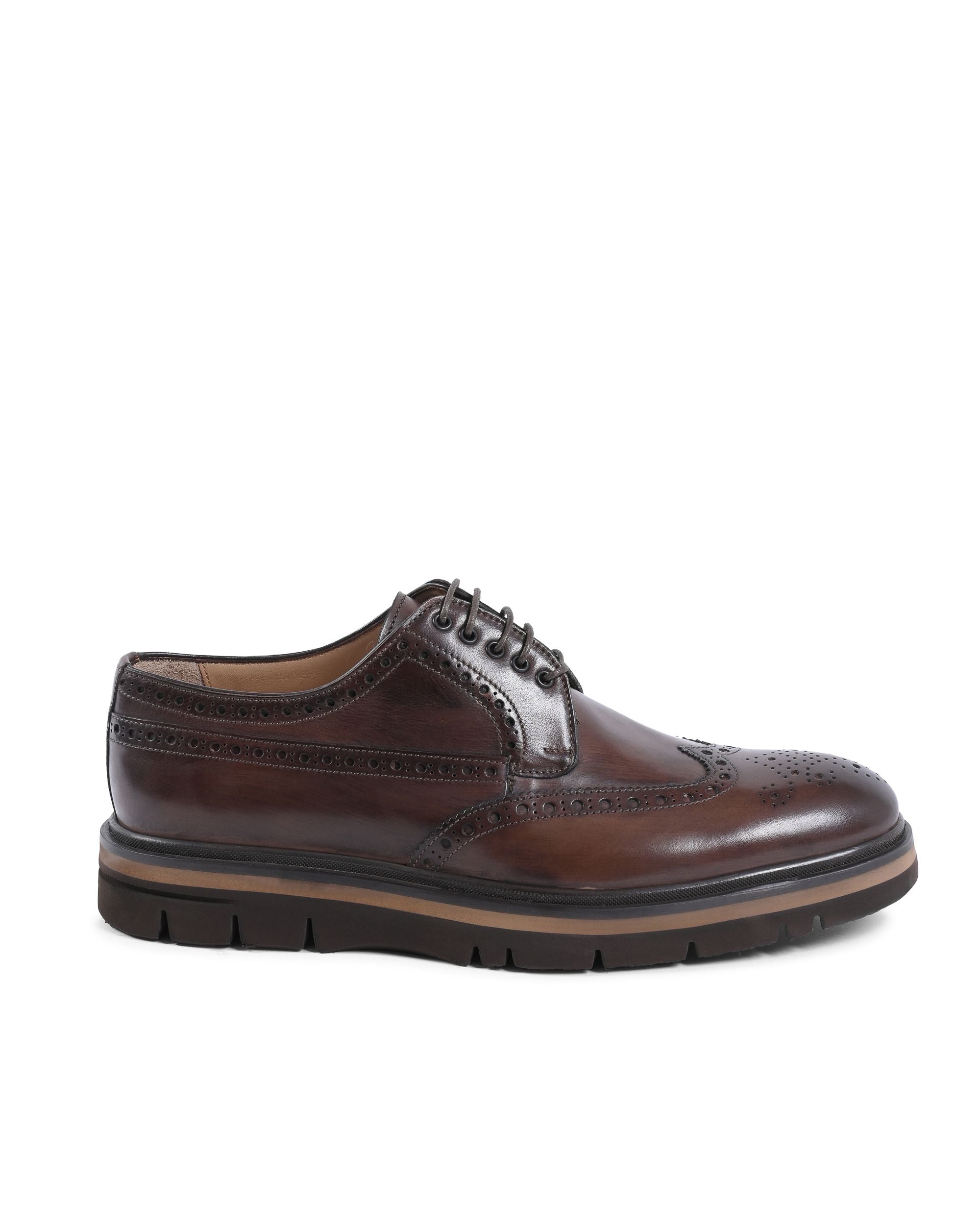 Dee Ocleppo Zapatos brogue para hombre EB138 VITELLO CACAO