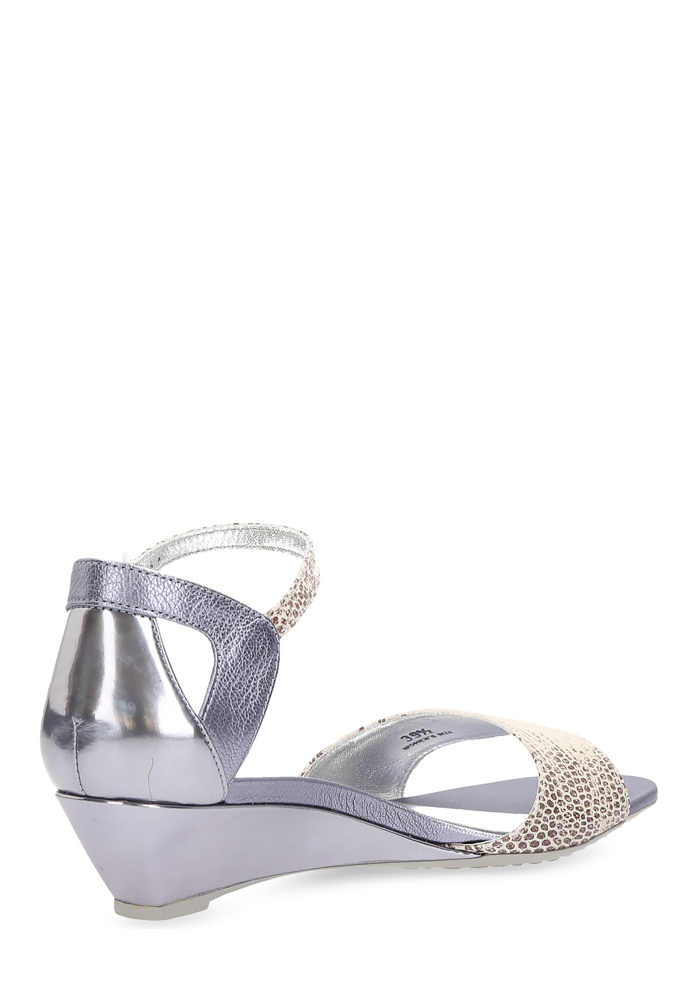 Sandalia de cuña Hogan para mujer, color beige, HXW2300N41055WK0E37