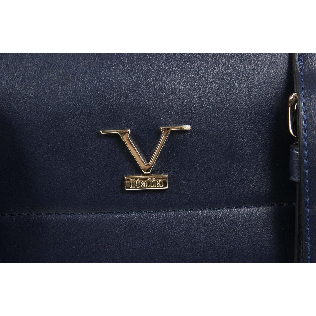 Bolso de mano para mujer V 1969 Italia VE017 AZUL MARINO