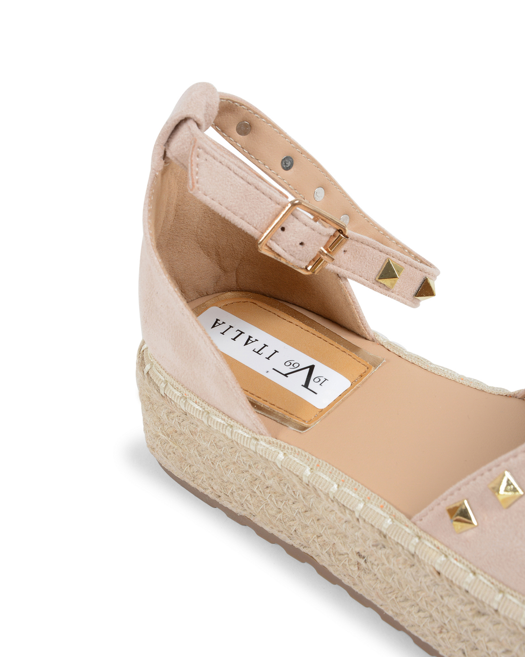 19V69 Italia - Alpargatas de plataforma para mujer, color beige, V29 BEIGE