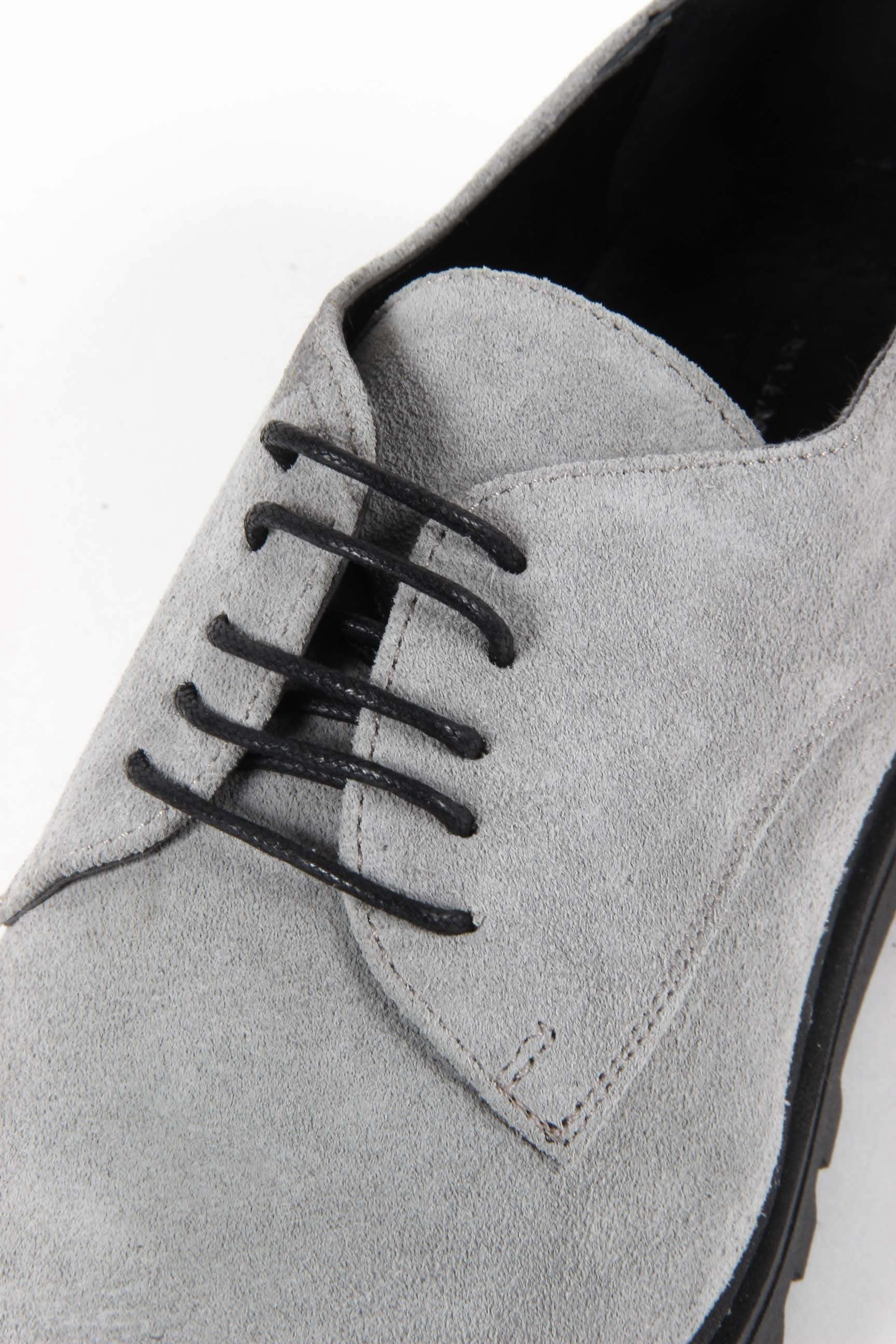 V 1969 Italia Zapato con cordones para mujer C01 CAMOSCIO GRIGIO