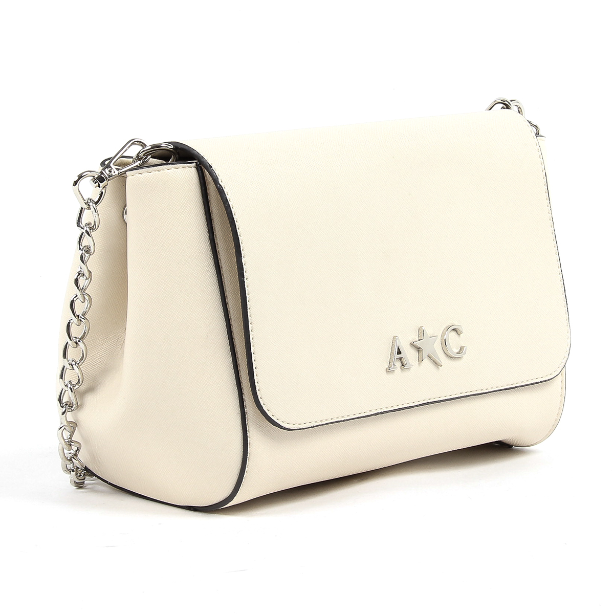Andrew Charles Womens Handbag Beige VERA