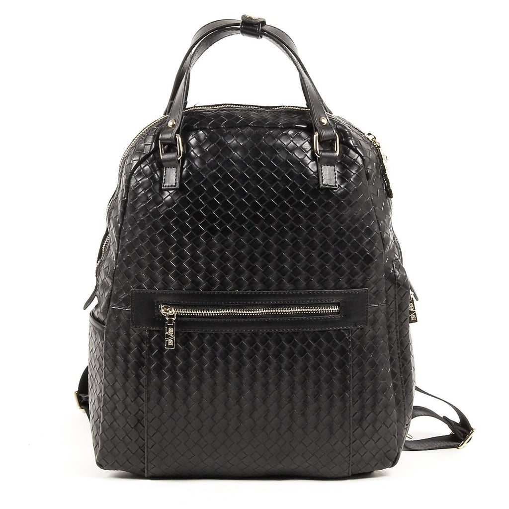 Mochila de moda para hombre V 1969 Italia V1969016B NEGRO