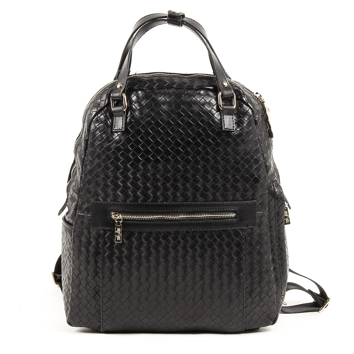 Mochila de moda para hombre V 1969 Italia V1969016B NEGRO