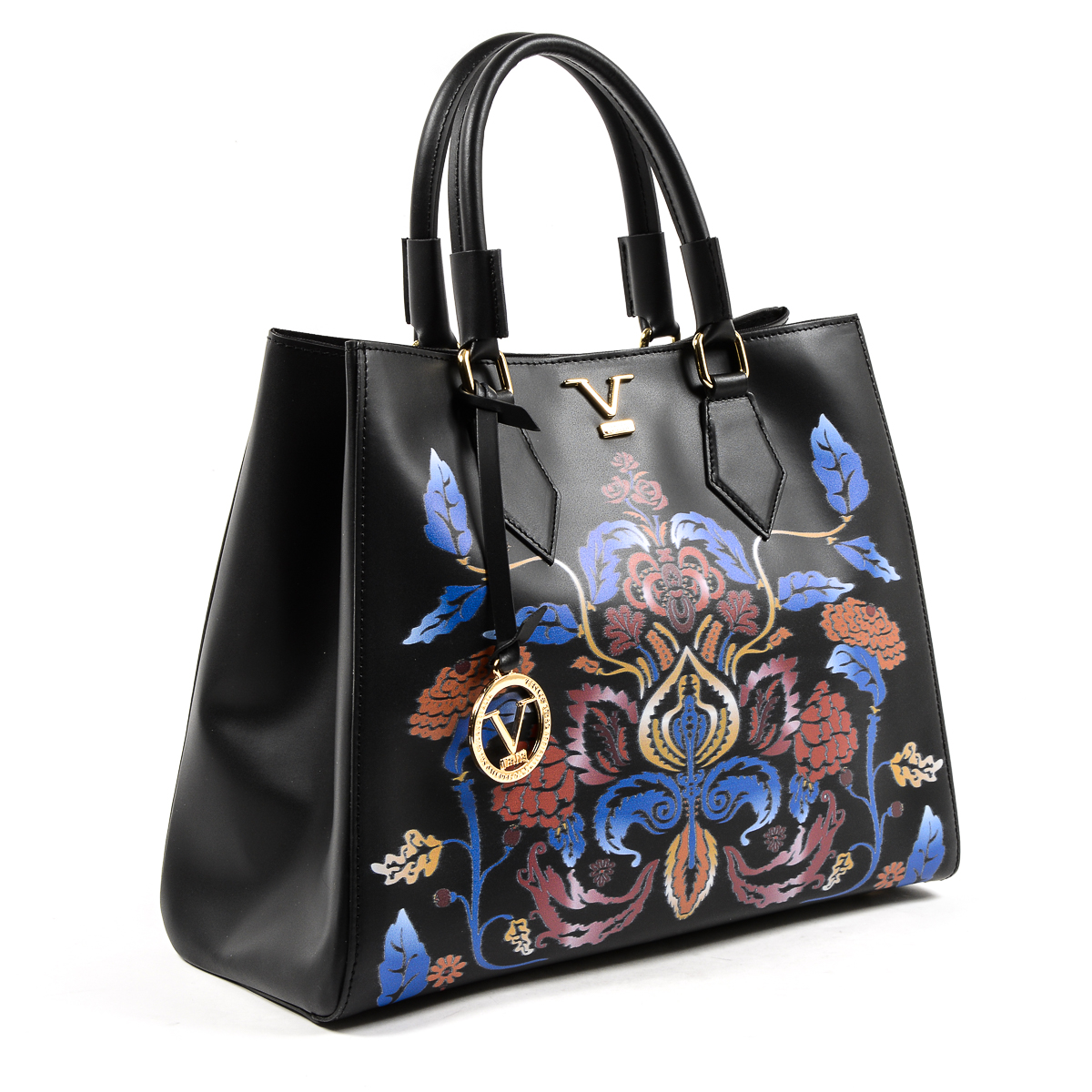 V 1969 Italia Womens Handbag Black CRETA