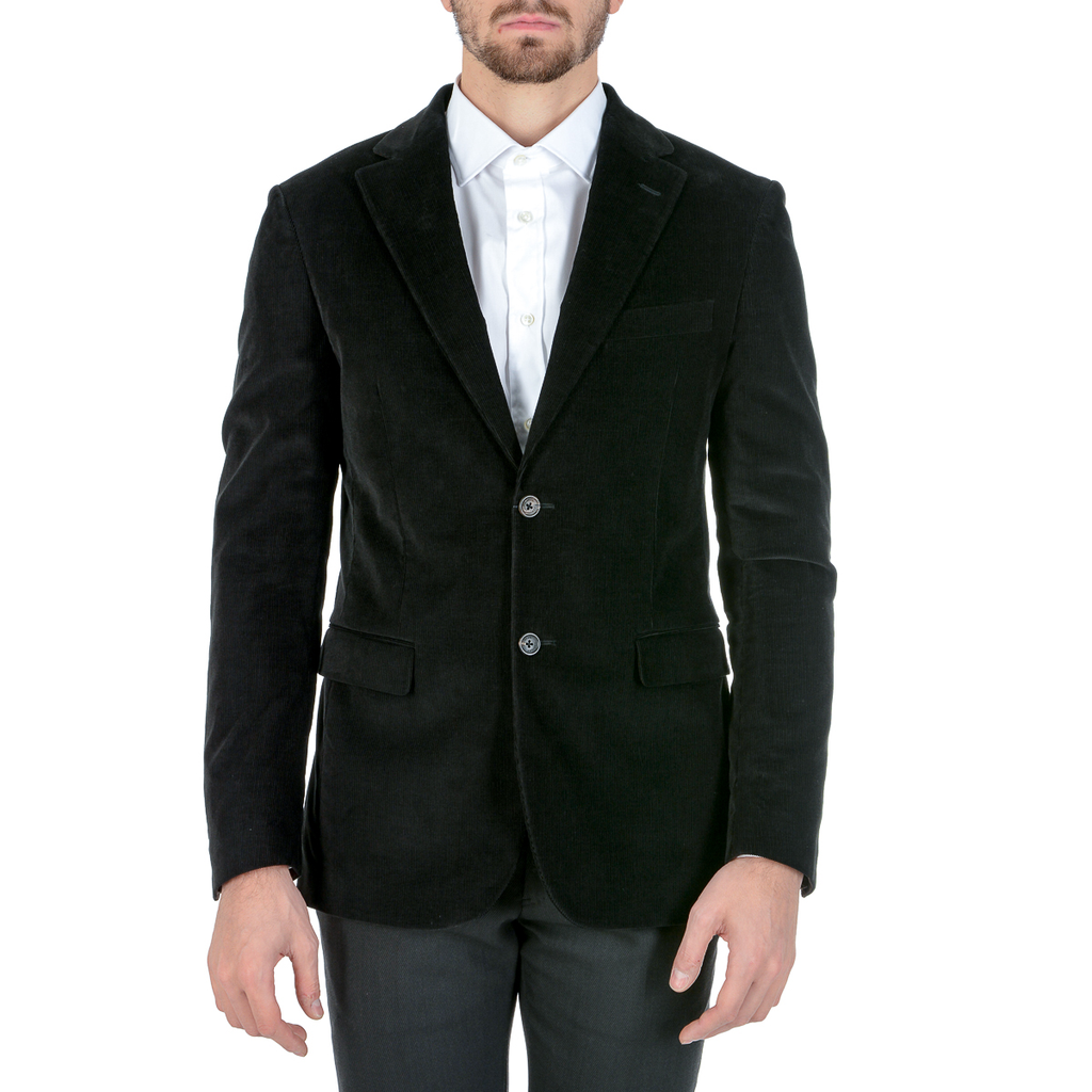 Chaqueta Pal Zileri para hombre, manga larga, color negro