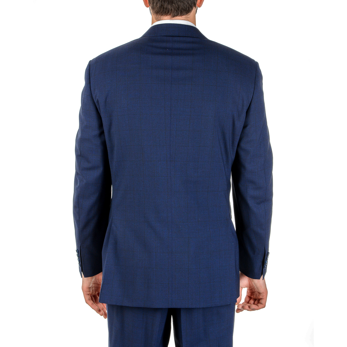 Canali Mens Suit Long Sleeves Blue
