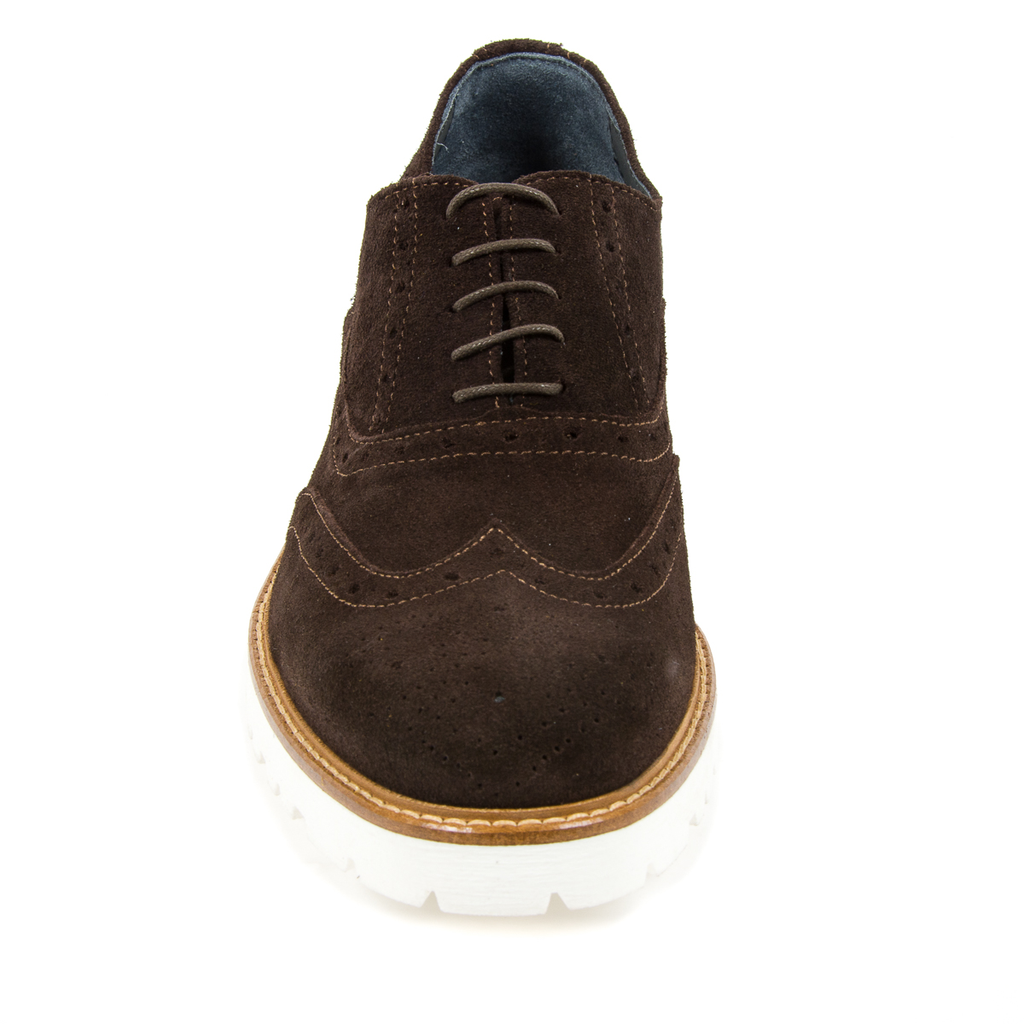 Andrew Charles - Zapatos brogue para hombre, color marrón oscuro, LUIS