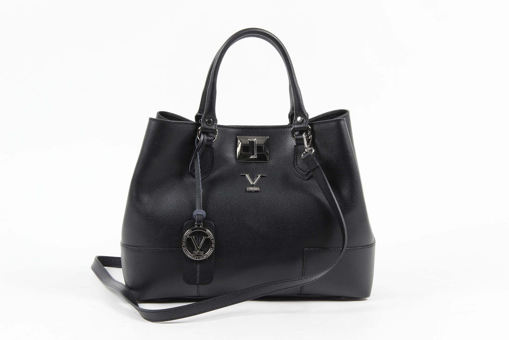 Bolso de mano para mujer V 1969 Italia V013-S SAFFIANO NEGRO