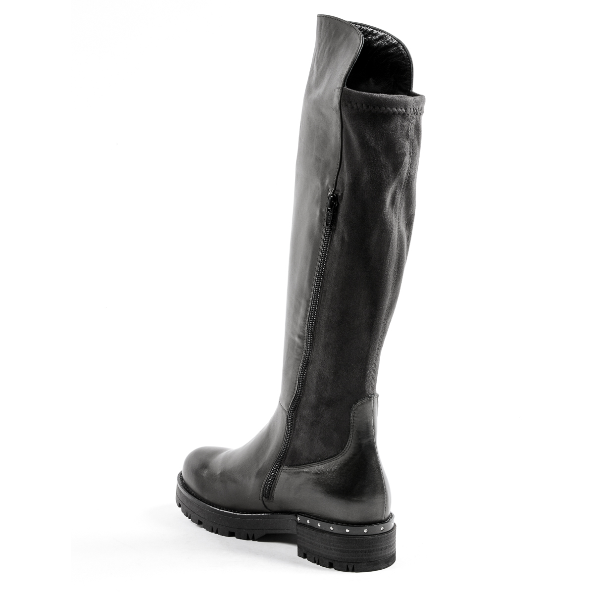 Andrew Charles Womens High Boot Grey PAT