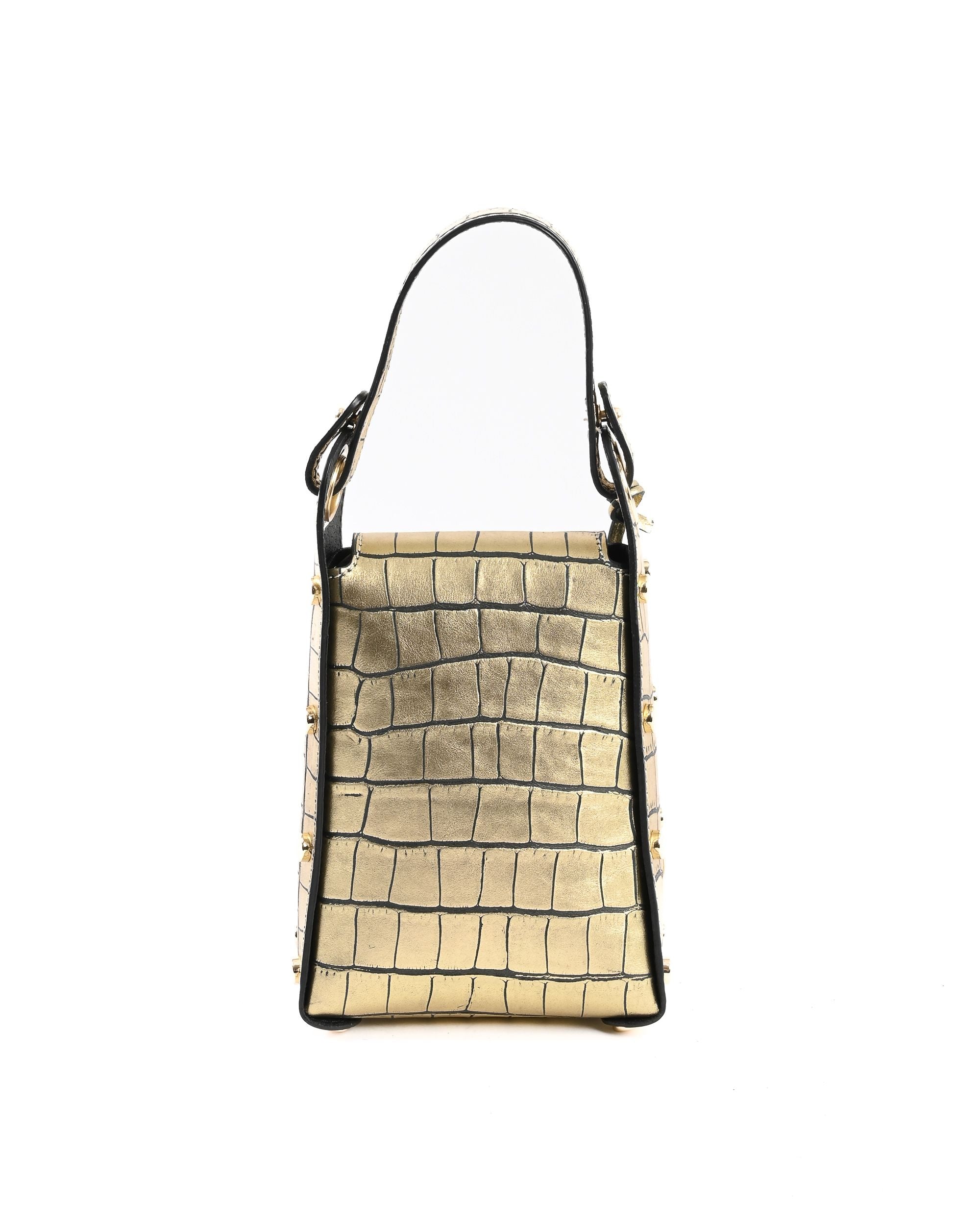 Minibolso V Italia para mujer dorado V16-COC-GLD
