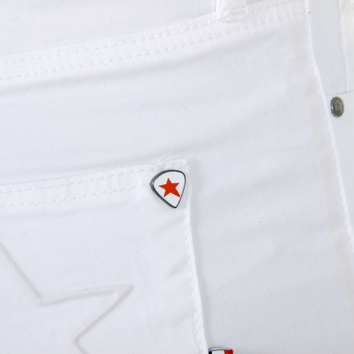 Pantalones Andrew Charles para mujer blancos CLAIRE