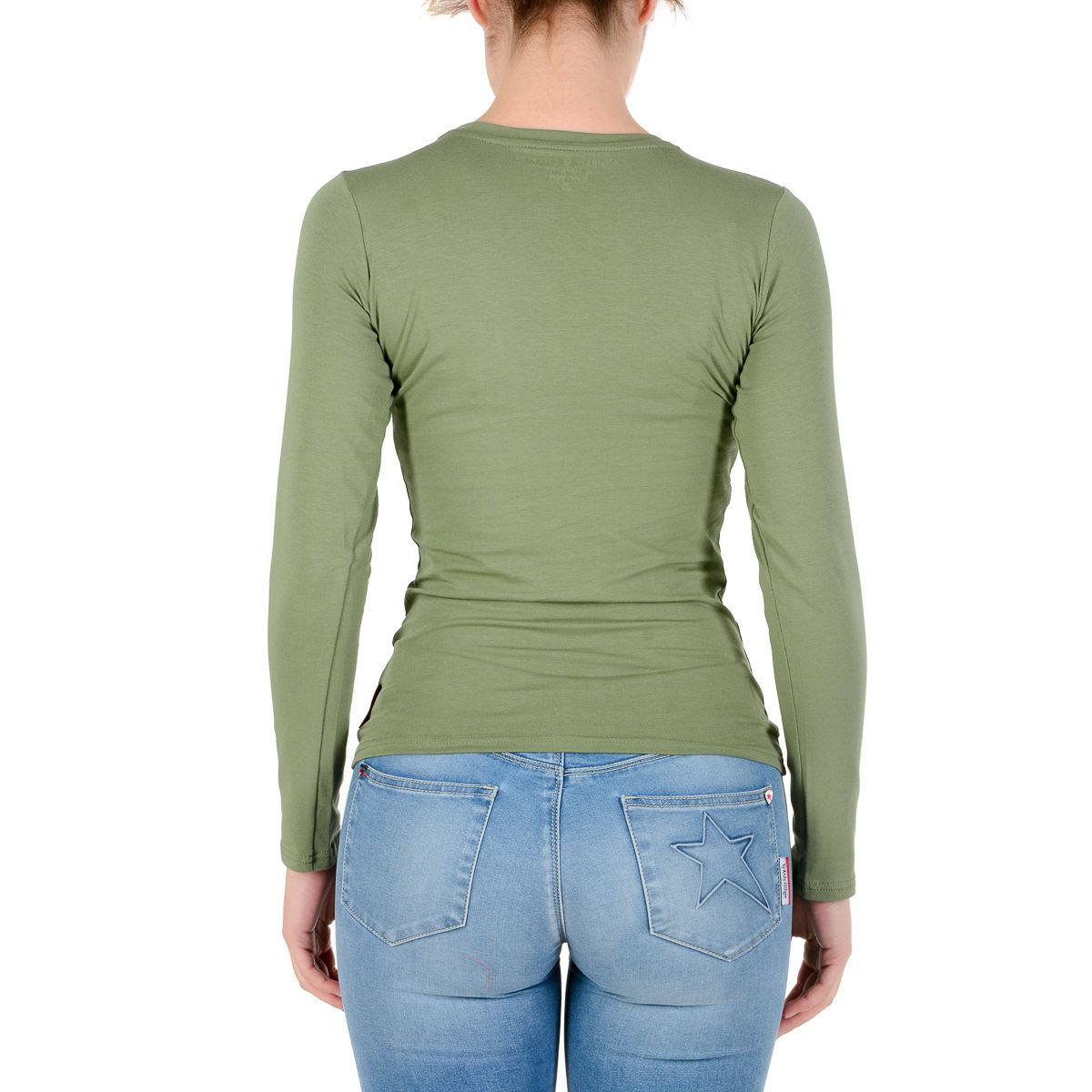 Camiseta de manga larga para mujer Andrew Charles By Andy Hilfiger TS602 031002 FENIX GREEN 003