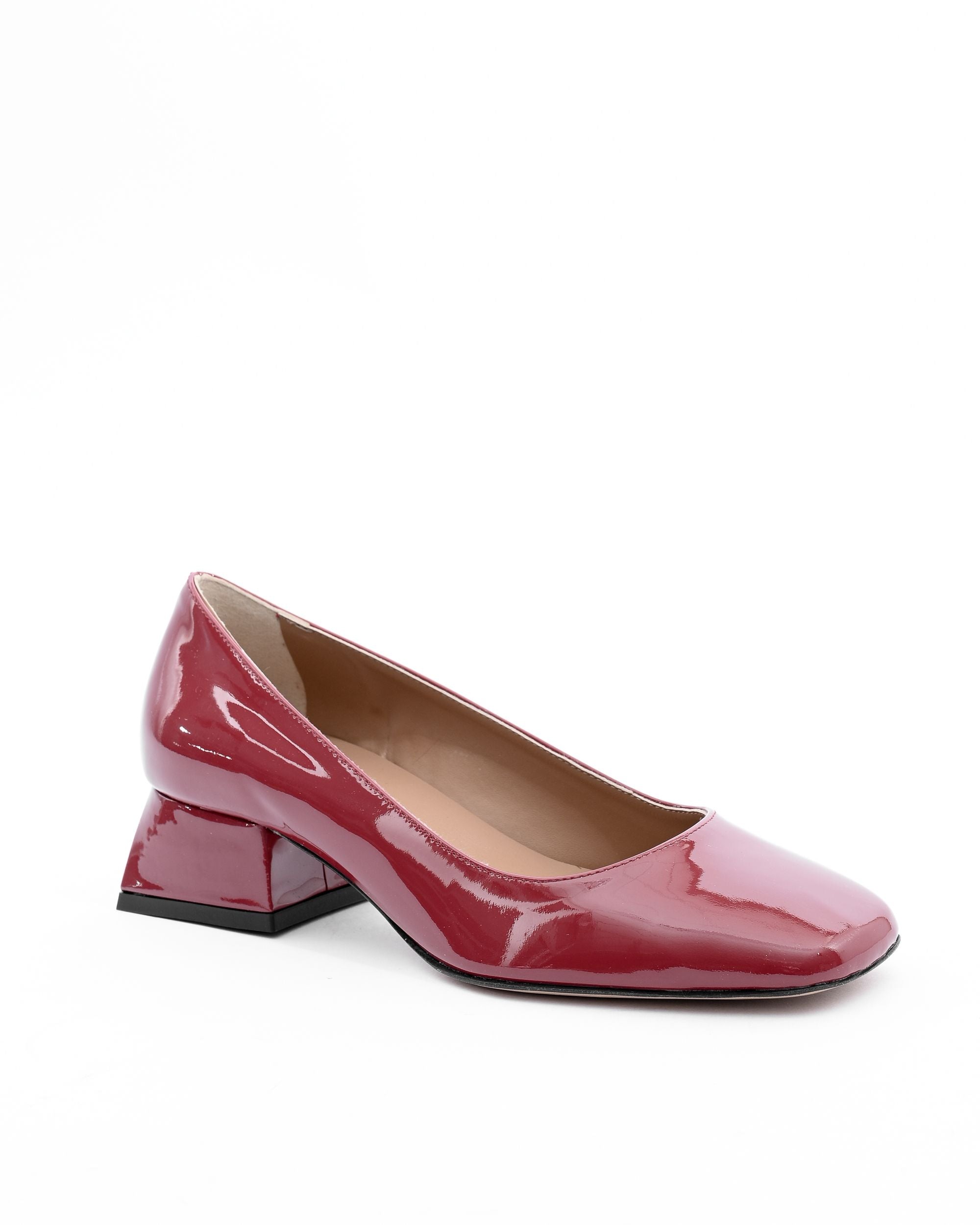 19V69 Italia Womens Heeled Ballerina SOFIA VERNICE FRAGOLA