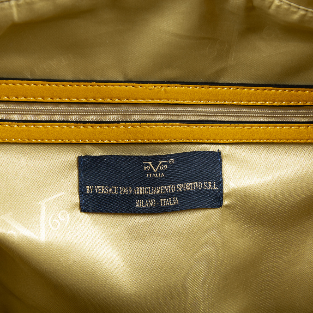 Bolso de mano para mujer V 1969 Italia amarillo ROBERTA