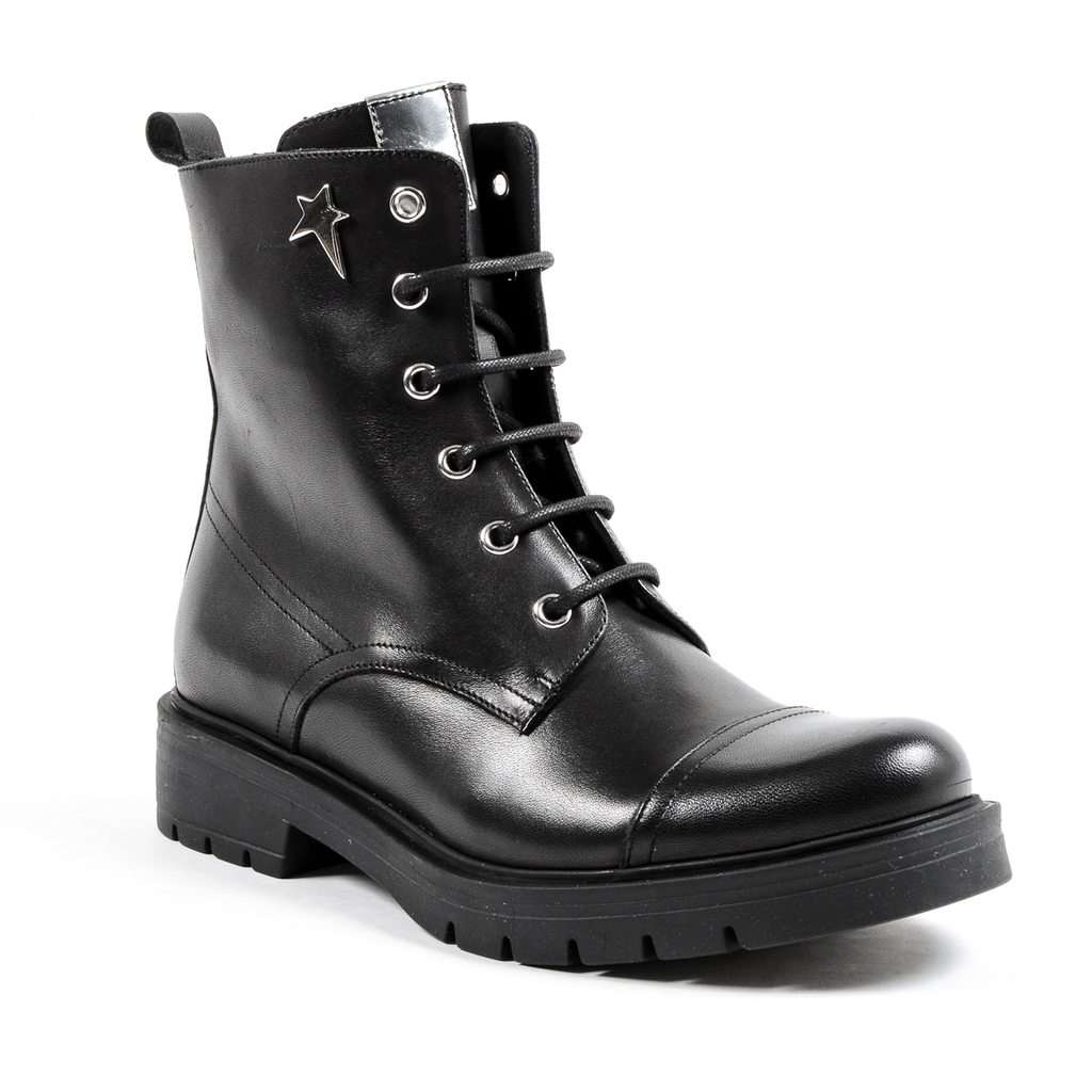 Andrew Charles Womens Short Boot Black SELEMA