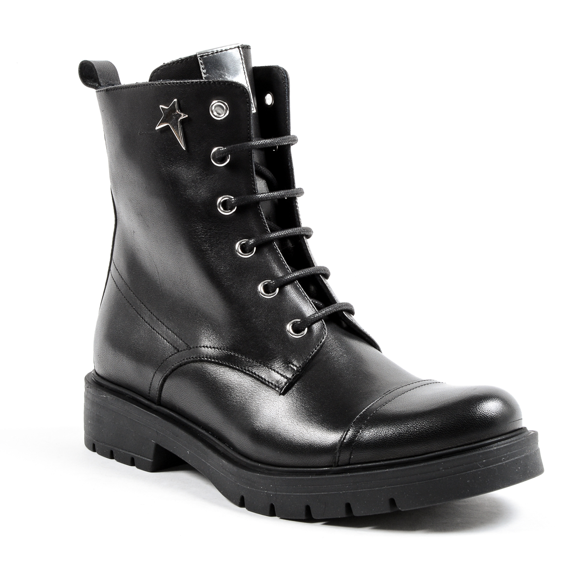 Andrew Charles Womens Short Boot Black SELEMA