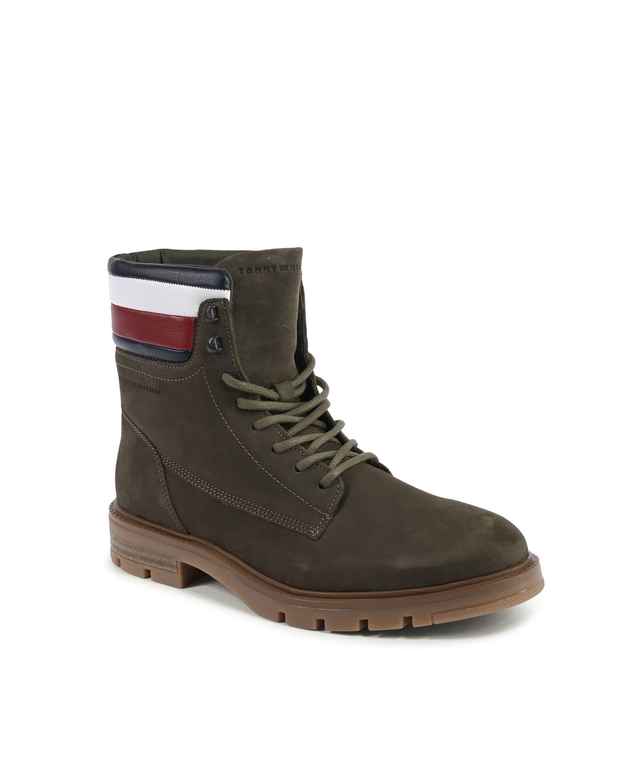Botas Tommy Hilfiger para hombre color caqui FM0FM04801RBN